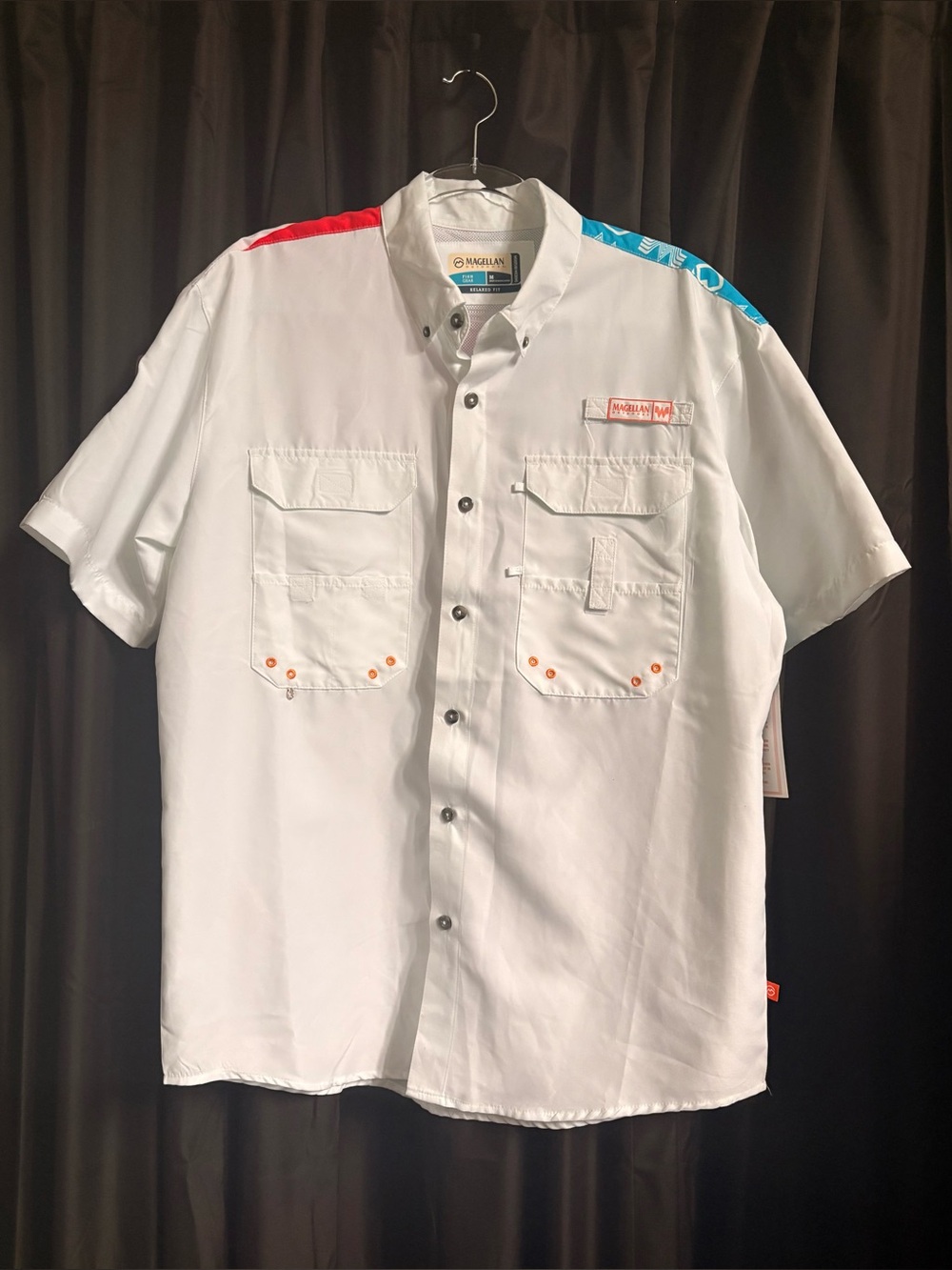 NWT Magellan x Whataburger Collab FishGear Button Down Shirt | Medium